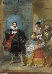 The Misanthrope — Eugene Louis Lami