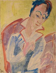 Head Of A Woman — Ernst Ludwig Kirchner