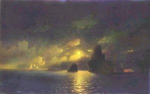 Moonlit Night. — Ivan Konstantinovich Aivazovsky