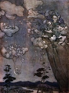 Rip Van Winkle 50 — Arthur Rackham, Arthurian Fantasy