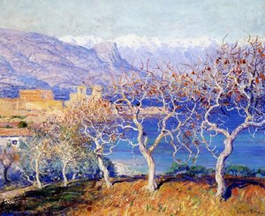 Feigenbäume, Antibes, (1910) — Guy Rose