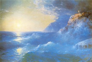 Napoleon On Island Of St. Helen — Ivan Konstantinovich Aivazovsky, Romantic Seascapes