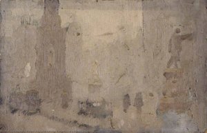 Study For 'albert Square' — Pierre Adolphe Valette