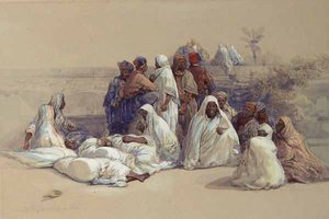 The Slave Market, Cairo — David Roberts
