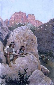 Renegade Apaches — Henry F Farny