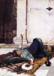 Dolce Far Niente 1 — John William Waterhouse, Pre-raphaelites