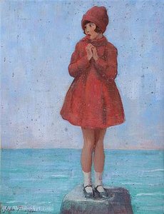 A young girl