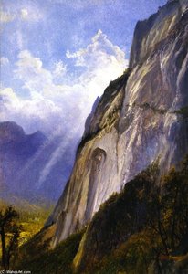 Yosemite Valley From A Cliff — Gilbert Munger