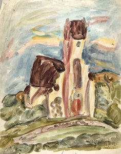 White Church In The Country — William H. Johnson
