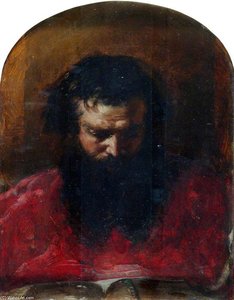 Head Of A Cardinal — William Etty