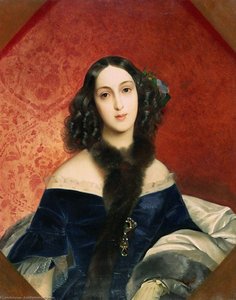 Portrait M. A. Beck — Karl Pavlovich Bryullov
