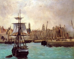 The Port Of Bordeaux — Édouard Manet, Realism