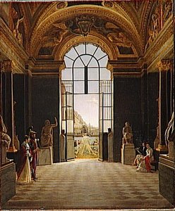VUE DE LA SALLE DE LA PAIX, AU LOUVRE