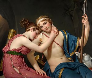 The Farewell Of Telemachus And Eucharis — Jacques-louis David, Neoclassicism