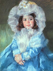 Margot In Blue — Mary Stevenson Cassatt