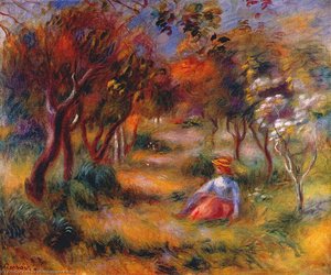 Le Jardin De La Poste (cagnes) — Pierre-auguste Renoir, Impressionism