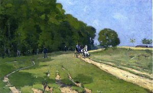Path Near The Parc De Courances — Alfred Sisley