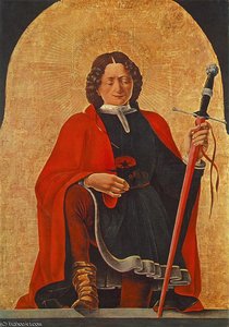 St Florian (griffoni Polyptych) — Francesco Del Cossa