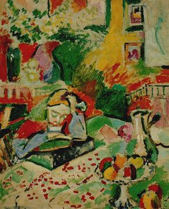 Intérieur À La Fillette Huile Sur Toile - (72.7x59) — Henri Matisse, Fauvist Expressionism