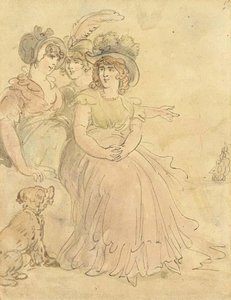 The Three Graces — Thomas Rowlandson, Romanticism