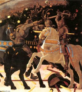 Niccolò da Tolentino Leads the Florentine Troops (detail)