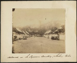 Avenue in the Tycoon Cemetery (Sheba) Yedo