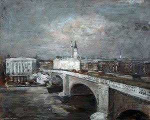 London Bridge — Jacques-émile Blanche, Impressionism