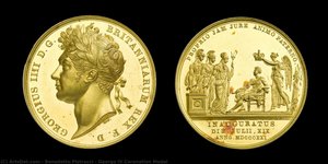 George Iv Coronation Medal — Benedetto Pistrucci