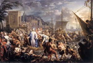 Miraculous Catch Of Fish — Johan Georg Platzer