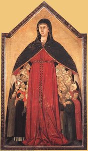 Madonna Of Mercyercy — Simone Martini, Late Gothic Style