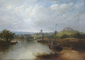 The Landing Place, Stirling, With The Ochil Hills In The Distance — Henry Gibson Duguid