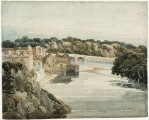 The River Tweed Near Kelso — Thomas Girtin