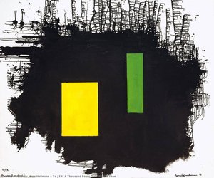 To J.f.k. A Thousand Roots Did Die With Thee — Hans Hofmann