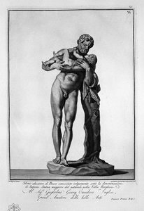 Silenus With Bacchus — Giovanni Battista Piranesi