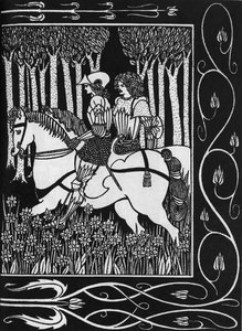 How King Mark And Sir Dinadan Heard Sir Palomides Ii — Aubrey Vincent Beardsley
