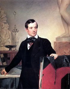 Portrait Of The Architect And Painter Alexander Brulloff — Karl Pavlovich Bryullov