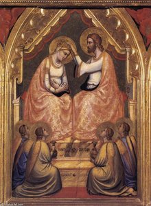 Baroncelli Polyptych: Coronation Of The Virgin — Giotto Di Bondone, Early Renaissance