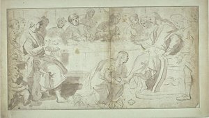 The Anointing Of Christ's Feet — Luca Giordano