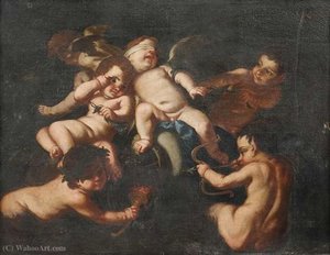Playing Putti and Faunsknaben