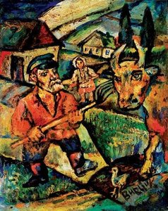 A Farmer — David Davidovich Burliuk
