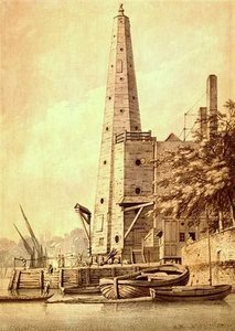 The Old Water Tower At York Buildings — Joseph Farington
