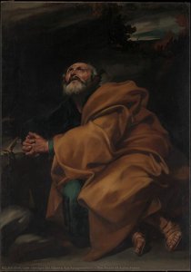The Tears Of Saint Peter — Jusepe De Ribera, Baroque