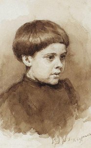 Portrait Of O. V. Surikova — Vasily Ivanovich Surikov