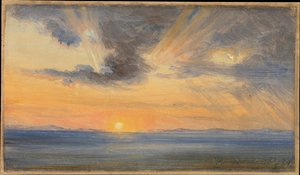 Sunset, sorrento (1834)