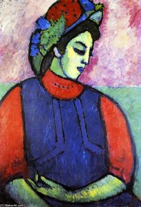Girl In Grey Apron — Alexej Von Jawlensky