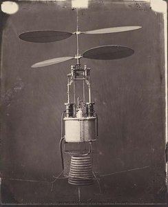 La Chère Hélice Conçue Par Gustave Ponton D'amécourt — Félix Nadar