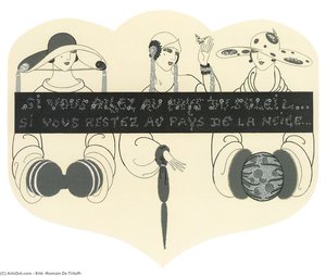 Summer And Winter — Erté