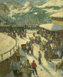 Wengen Station, Switzerland