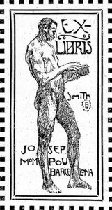 Ex Libris De Josep Mompou — Josep Mompou Dencausse