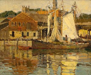Atlantis Wharf, Gloucester, Massachusetts — Frederick John Mulhaupt